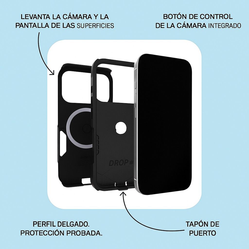 Carcasa OtterBox commuter iPhone 17 pro max - Imagen 6