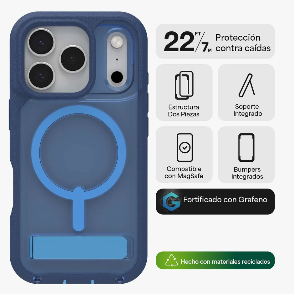 Carcasa Zagg Rainier Snap iPhone 17 Pro Max - Imagen 3