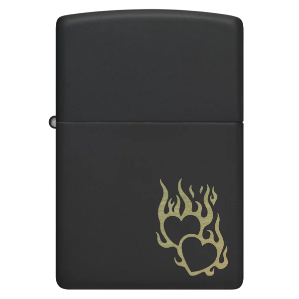Encendedor Zippo Fire Heart Design - Imagen 2
